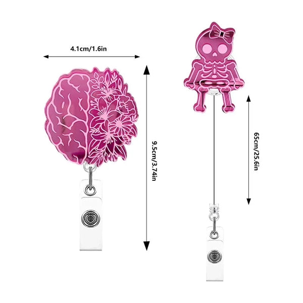 Retractable Nursing Badge Reel