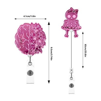 Retractable Nursing Badge Reel