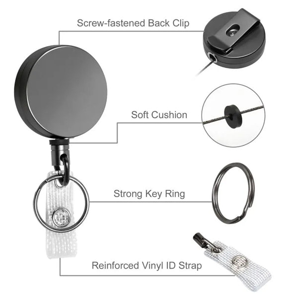 Heavy Duty Retractable Badge Reel