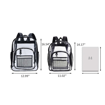 Custom Stadium approved Large Capacity Clear Backpacks