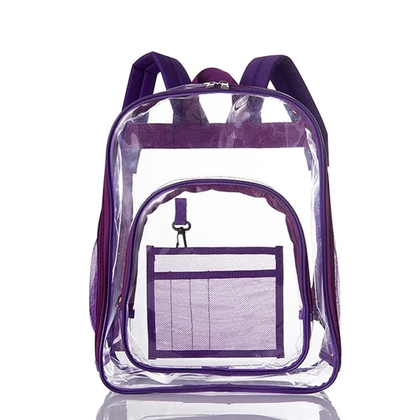 Custom Stadium approved Large Capacity Clear Backpacks