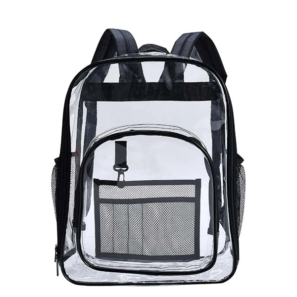 Custom Stadium approved Large Capacity Clear Backpacks