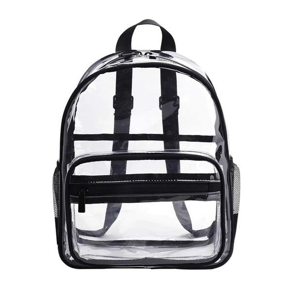 Custom Stadium approved Large Capacity Clear Backpacks