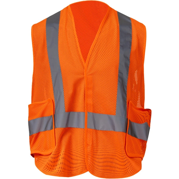 Class 2 Adjustable Breakaway Hi Vis Mesh Safety Vest