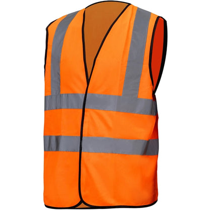 Premium Knitted Hi Vis Class 2 Safety Loop & Hook Vest
