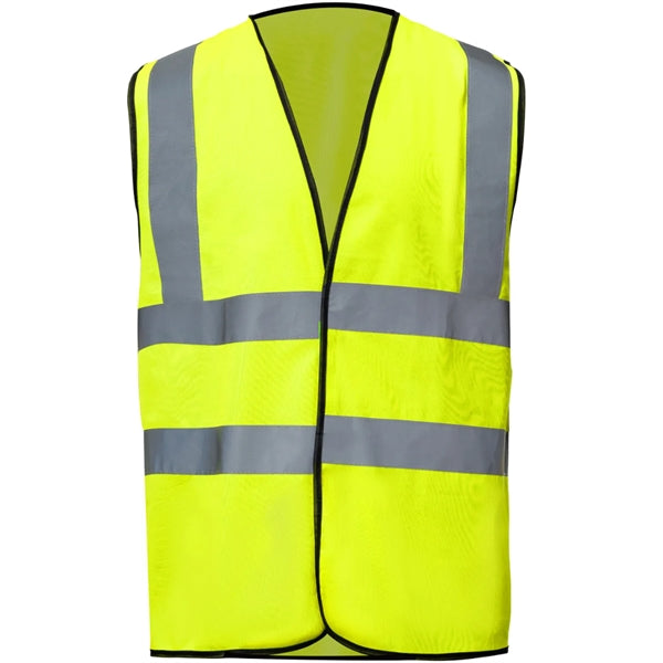 Premium Knitted Hi Vis Class 2 Safety Loop & Hook Vest