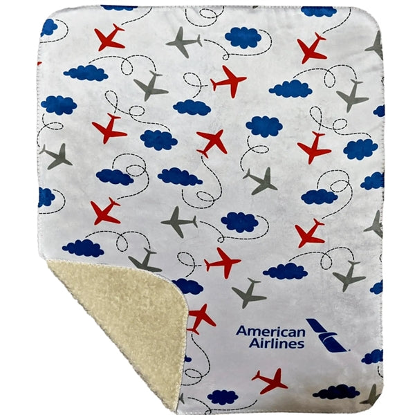 30" X 40" Micro-Mink Sherpa Plush Sublimation Blanket