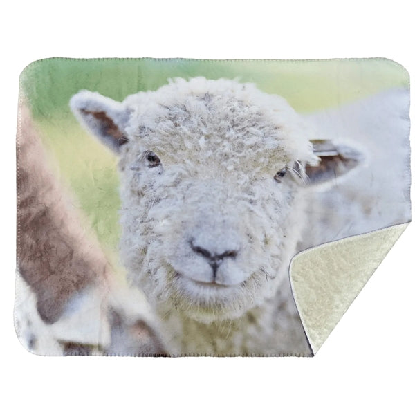 30" X 40" Micro-Mink Sherpa Plush Sublimation Blanket