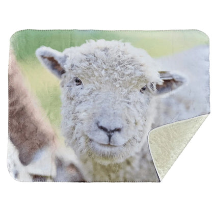 30" X 40" Micro-Mink Sherpa Plush Sublimation Blanket
