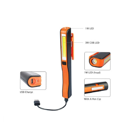 Cob Pen Light Flashlight