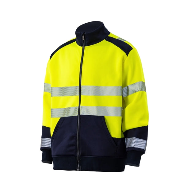 Hi Vis Class 3 Segmented Tape Safety Jacket w/ Pocket