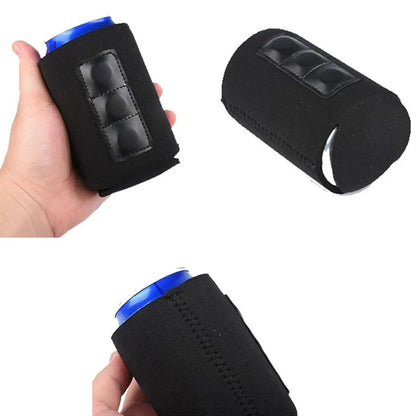 12 oz Collapsible Neoprene Magnetic Beer Can Cooler