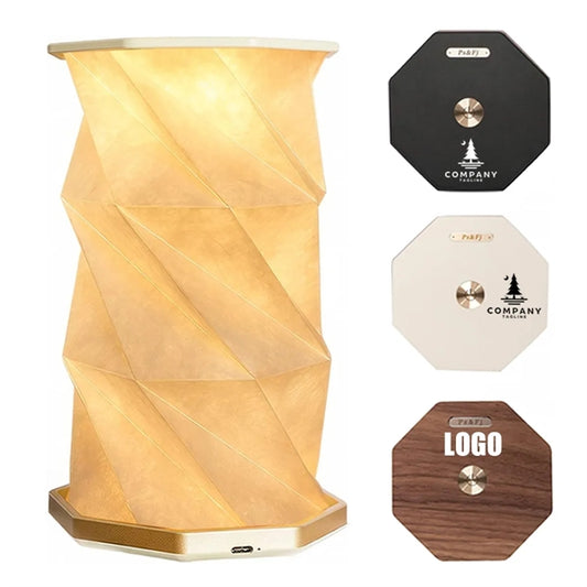 Foldable LED Rotating Book Light
