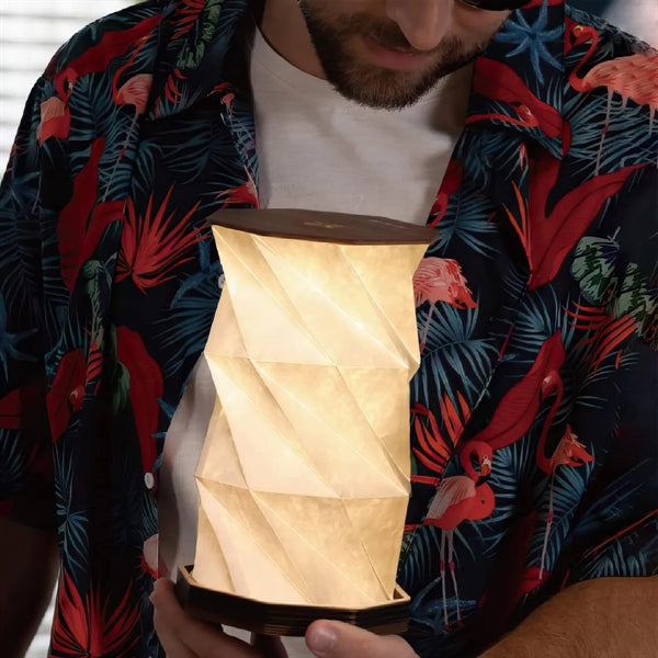Foldable LED Rotating Book Light