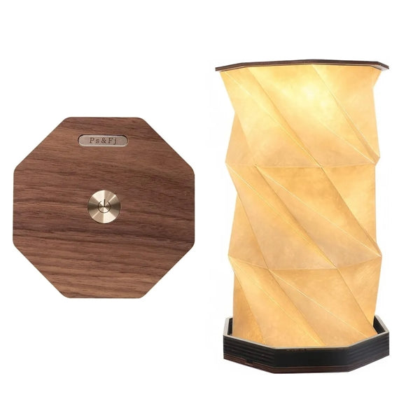 Foldable LED Rotating Book Light