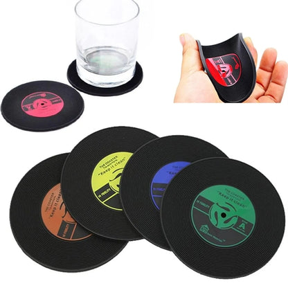 Custom Pvc Record Coaster