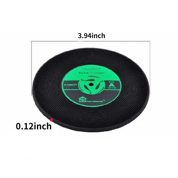 Custom Pvc Record Coaster