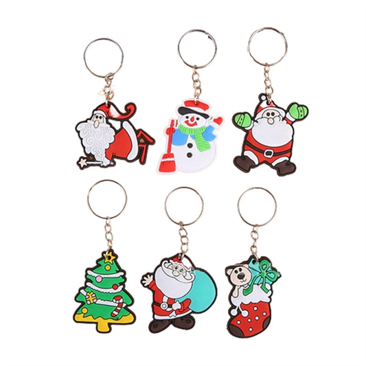 Custom 2D Dispensing PVC Soft Rubber Keychain
