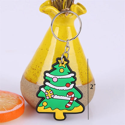 Custom 2D Dispensing PVC Soft Rubber Keychain