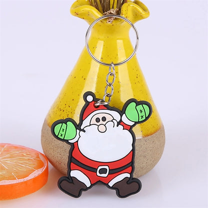 Custom 2D Dispensing PVC Soft Rubber Keychain