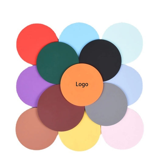 Custom Round Dispensing PVC Soft Rubber Coaster