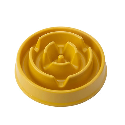 Plastic Multicolor Dog Slow Feeder Pet Bowl