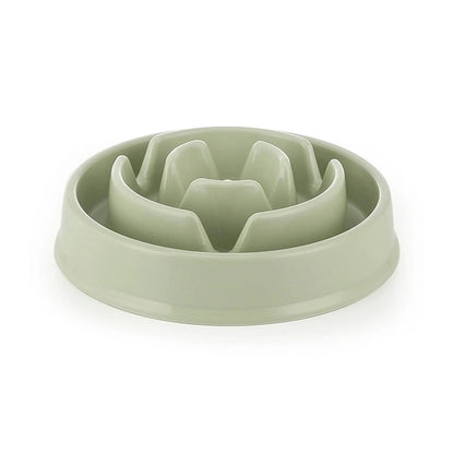 Plastic Multicolor Dog Slow Feeder Pet Bowl