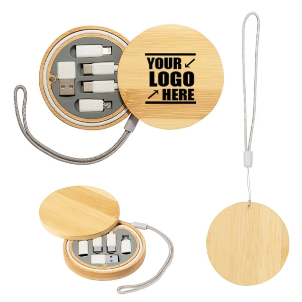 Bamboo Charging Cable Set