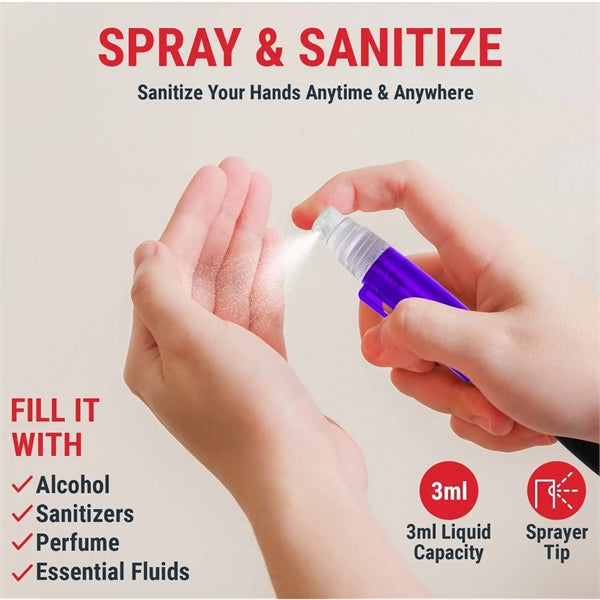Spray Pen Empty Refillable Travel Bottle 3 ml