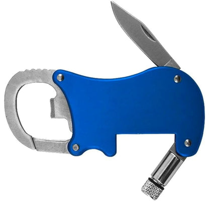Bottle Opener Carabiner With Flashlight
