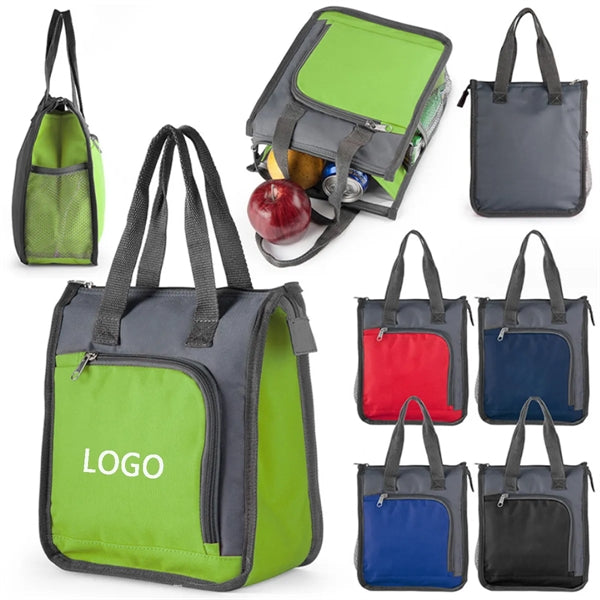 Durable Oxford Cloth Lunch Bag, Insulated & Travel-Friendly.