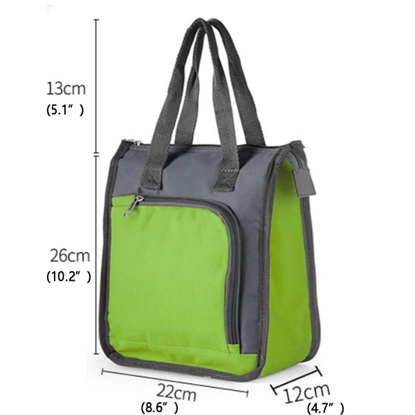 Durable Oxford Cloth Lunch Bag, Insulated & Travel-Friendly.