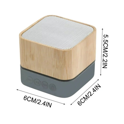 Mini Waterproof Bamboo Bluetooth Speaker