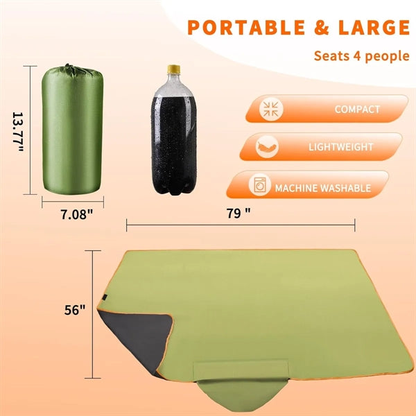Portable Fleece Wearable Hoodie Blanket