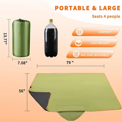 Portable Fleece Wearable Hoodie Blanket