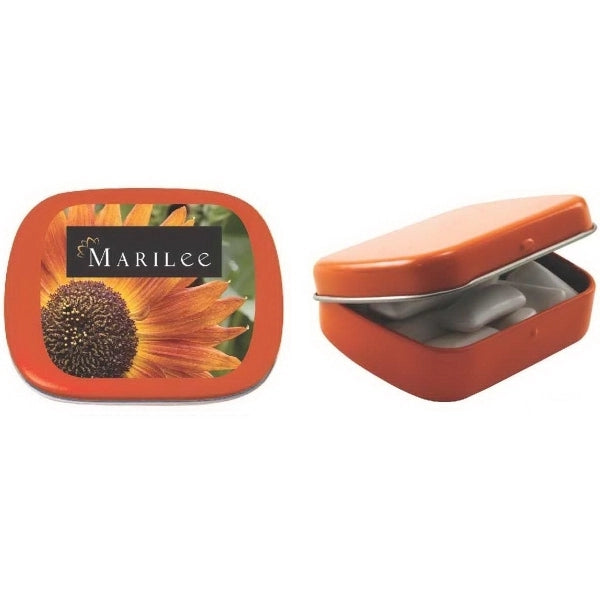 Hinged Tin Filled with Gum