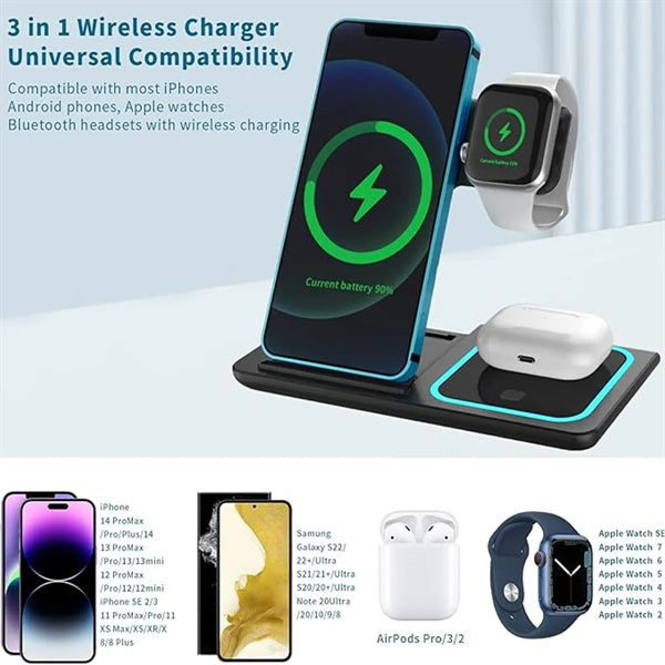 3-In-1 Wireless Charging