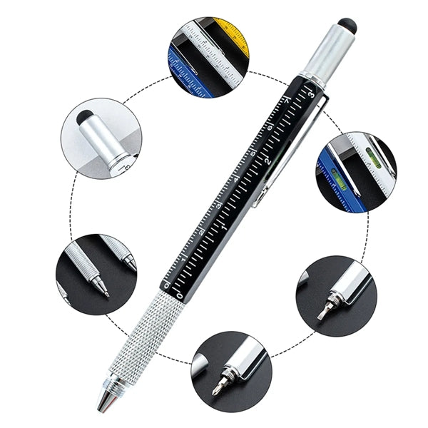6 In 1 Multifunctional Stylus Pen