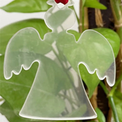 Clear Flat Acrylic Christmas Ornament for DIY Craft