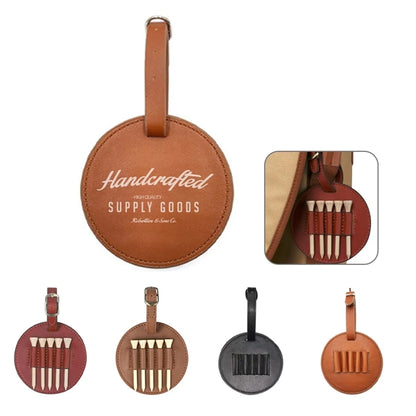 PU Leather Golf Tees Holder