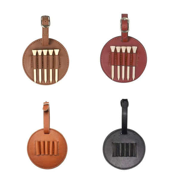 PU Leather Golf Tees Holder