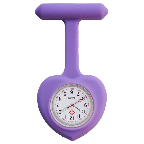 Pocket Silicone Clip Brooch Pin Nurse Watch