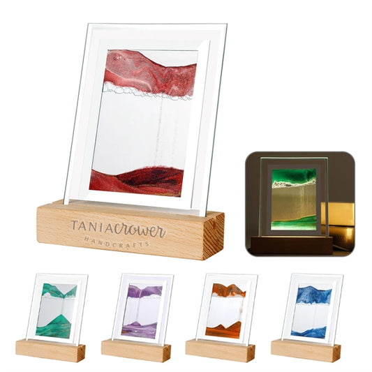 LED Moving Sand Art Picture Lamp