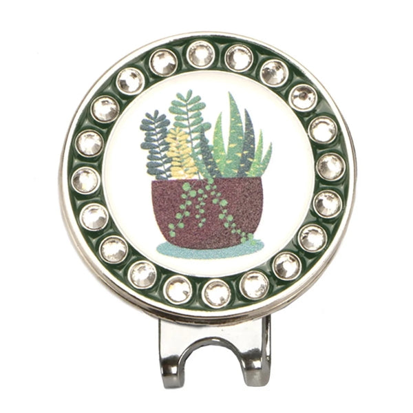 Rhinestone Hat Clip with Ball Marker