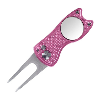 Metal Foldable Golf Divot Repair Tool w/Ball Marker