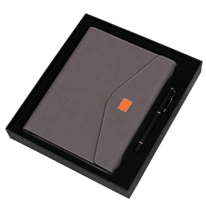 Magnetic Buckle Notebook With Pen Business Set