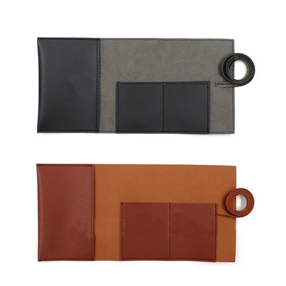 Traveling Leather Cord Organizer Wrap Holder