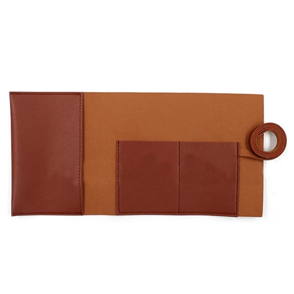 Traveling Leather Cord Organizer Wrap Holder