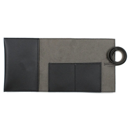 Traveling Leather Cord Organizer Wrap Holder