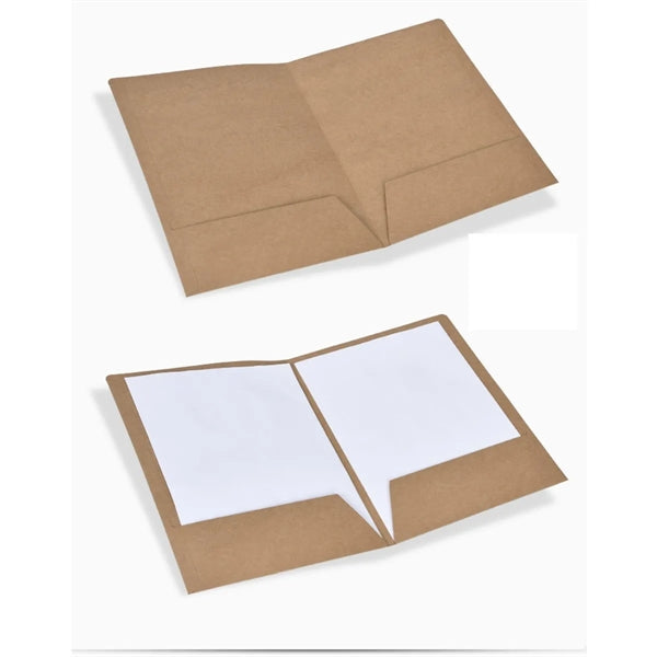 Laminated Two Pockets Paper Presentation Folder